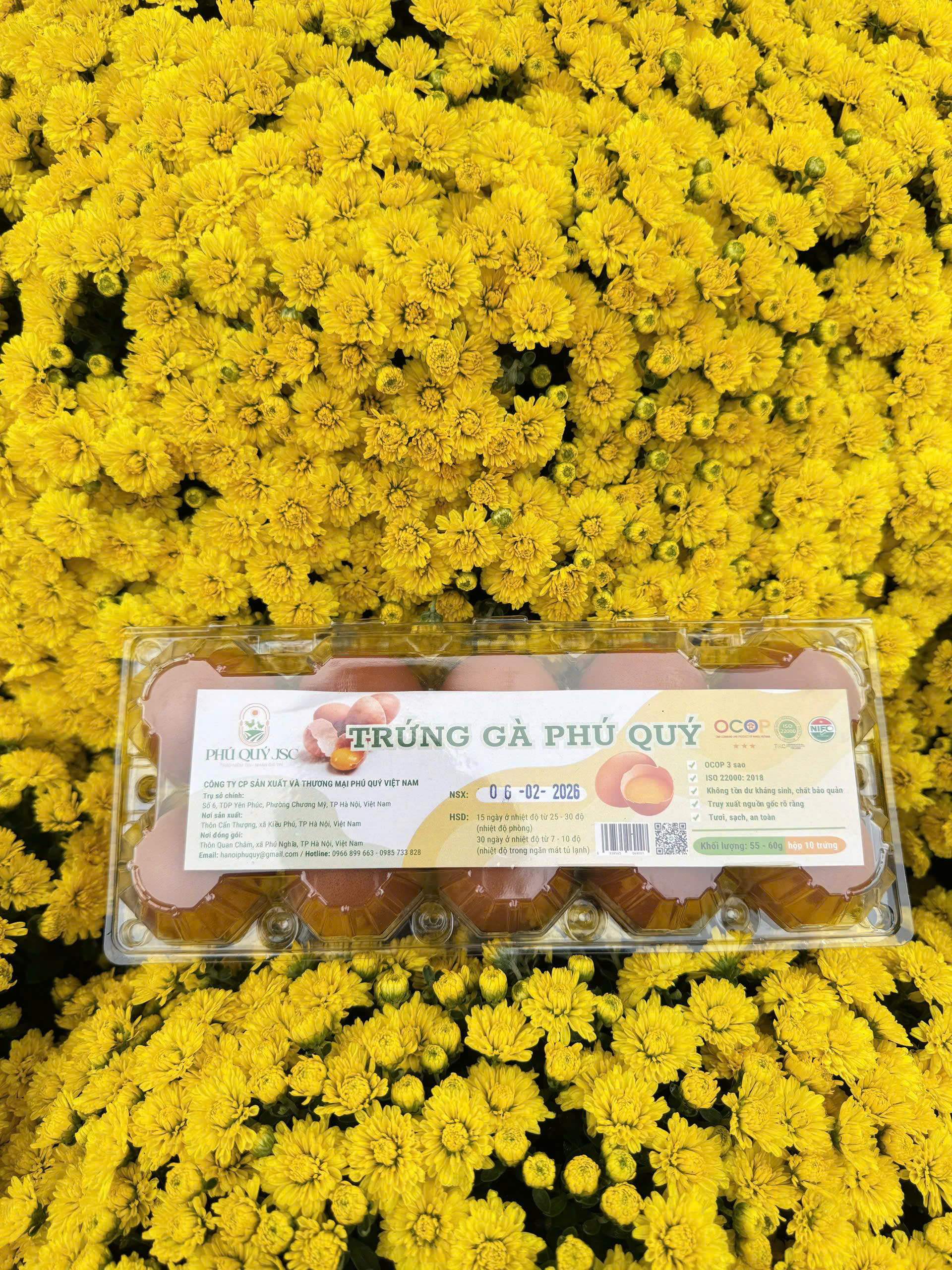 Trứng gà Phú Quý